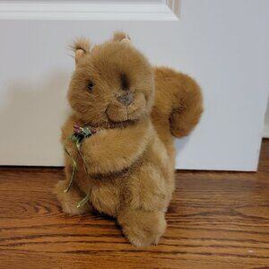 Gund Vintage 1986 Nuttsy Squirrel Stuffed Animal Plush Toy, 8", Brown